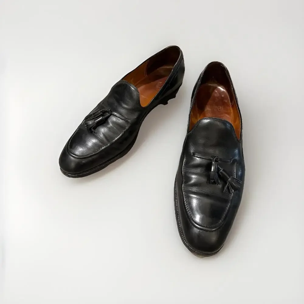 TWEED CHEANEY OF ENGLAND CHURCHS MENS TASSEL DRESS LOAFERS SIZE UK10.5B/US 11.5B